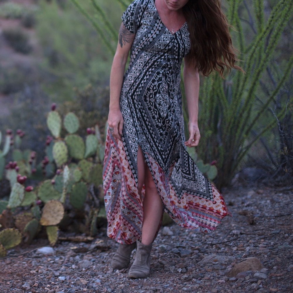 Button-Up Maxi Dress